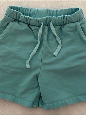 Birdie Bean Blue Shorts- 6T- With Drawstring & Pockets